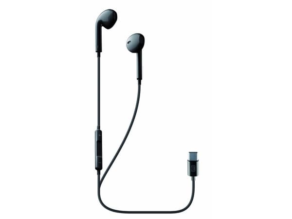 Cellularline 8018080422386, Koblet med ledninger (ikke trådløs), Samtaler/musikk, 52 g, Hodesett, Sort