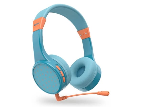 Hama Teens Guard II, Trådlös, 20 - 20000 hz, Samtal/musik, 90 g, Headset, Blå, Orange