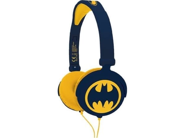 Batman Lexibook sammenleggbare hodetelefoner med ledning