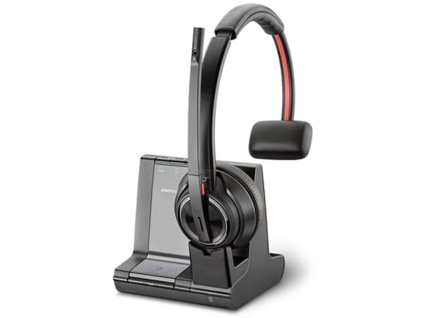 POLY W8210/A, UC, Trådlös, Kontor/callcenter, 20 - 20000 hz, 115 g, Headset, Svart, Grå