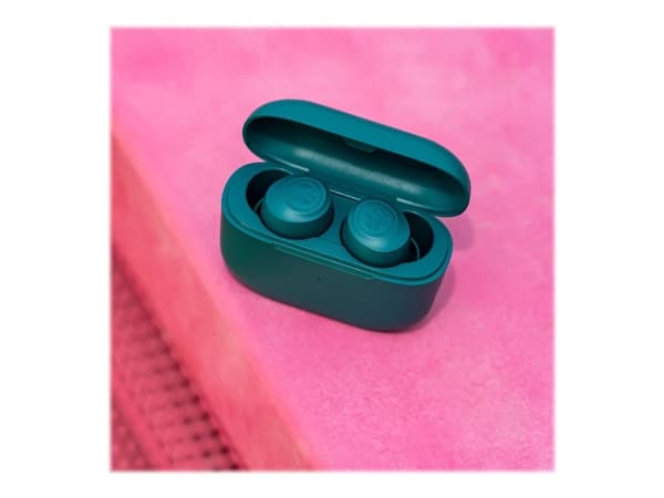 JLab Audio Go Air POP - True wireless-hörlurar med mikrofon - inuti örat - Bluetooth - blågrön