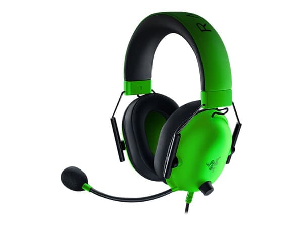 Razer BlackShark V2 X, Langallinen, 12 - 28000 Hz, Pelaaminen, 240 g, Kuulokkeet, Vihreä, Musta