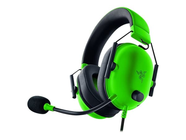 Razer BlackShark V2 X, Langallinen, 12 - 28000 Hz, Pelaaminen, 240 g, Kuulokkeet, Vihreä, Musta