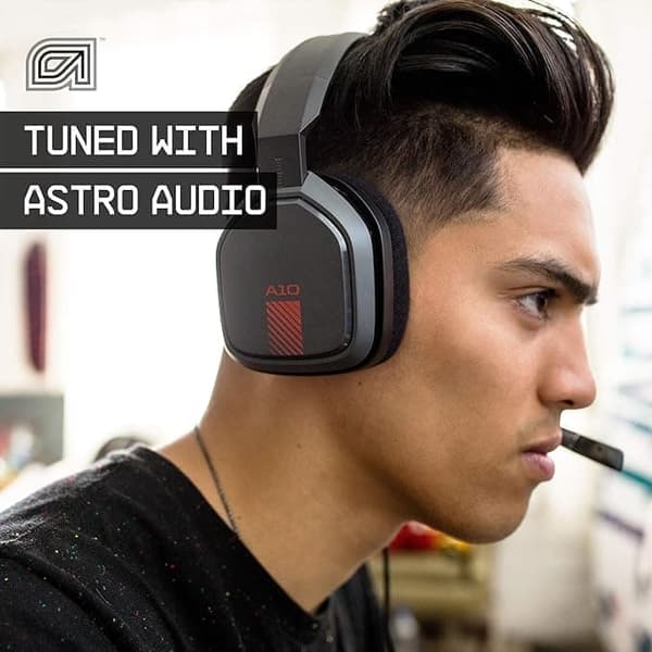 ASTRO Gaming A10 langallinen pelikuuloke, kevyt ja vaurioitumaton, ASTRO Audio, 3,5 mm:n ääniliitäntä, Xbox Series X|S, Xbox One, PS5, PS4, Nintendo S