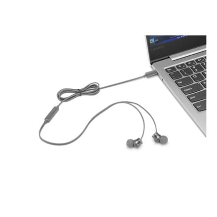 Lenovo | 300 USB-C In-Ear kuulokkeet | GXD1J77353 | Sisäänrakennettu mikrofoni | Langallinen | Harmaa