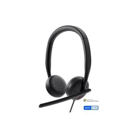Dell | Kuulokkeet | WH3024 | Sisäänrakennettu mikrofoni | USB-C, USB-A | Musta