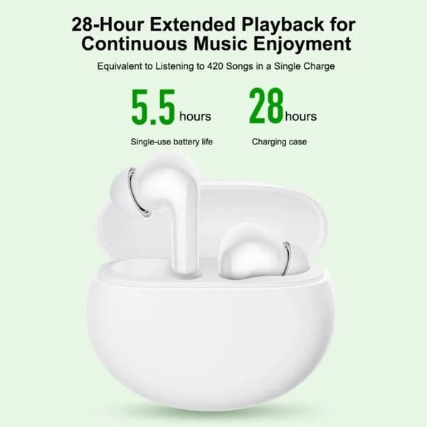 XIAOMI Redmi Buds 4 Active Bluetooth hörlurar Headset - Svart