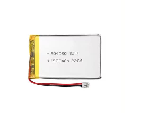 Yunique - Lithium batteri 3.7V 1500mAh model 504060 | Med beskyttelseskredsløb | Genopladelig, kompatibel med Bluetooth- og TWS-øretelefoner