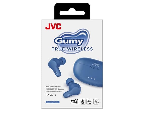JVC HA-A7T2-A-U  Gumy True Wireless Earphones Blue