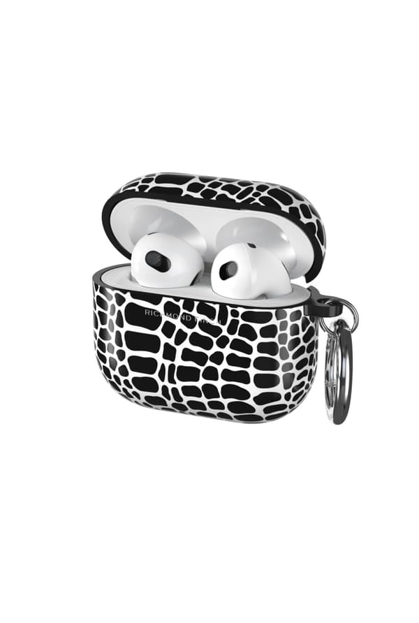 Richmond &amp; Finch AirPods Gen. 3 etui, sort krokodille