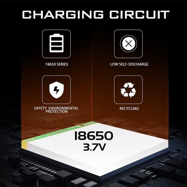 Yunique - Litiumbatteri 3.7V 500mAh Modell 403048 | Med skyddskrets | Uppladdningsbar, kompatibel med Bluetooth-hörlurar och TWS-hörlurar