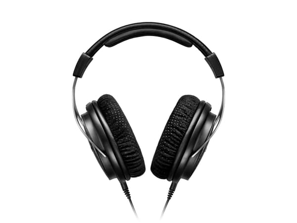 Shure SRH1540, Koblet med ledninger (ikke trådløs), Musikk, 5 - 25000 Hz, 286 g, Hodesett, Sort, Sølv