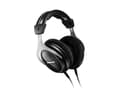 Miniatyrbilde 1 av 4: Shure SRH1540, Koblet med ledninger (ikke trådløs), Musikk, 5 - 25000 Hz, 286 g, Hodesett, Sort, Sølv