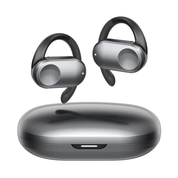 Öppna öra hörlurar bluetooth hörlurar 16,2 mm bas 50h lång batteritid ENC HD-samtal Comfort Wear hörlurar hörlurar, svart