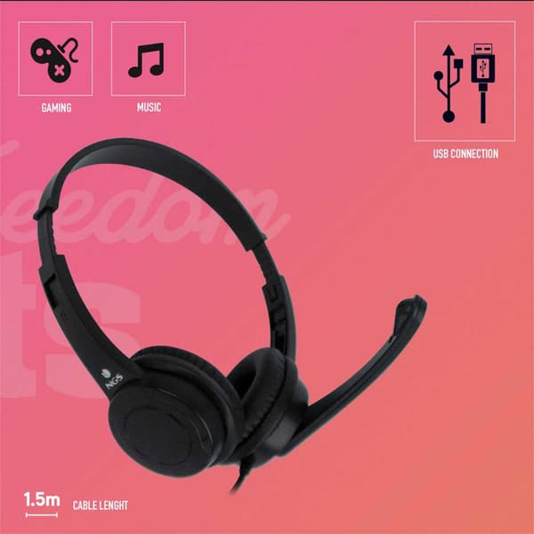 Ngs Vox505usb Hovedtelefoner Sort