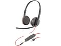 Miniatyrbilde 4 av 5: Poly Blackwire C3225 - Blackwire 3200 Series - hodesett - on-ear - kablet - USB-C, 3,5 mm jakk - svart - Skype Certified, Cisco Jabber Certified, Ava