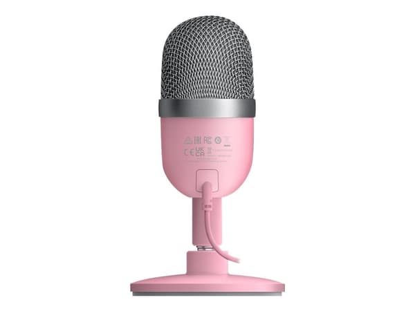 Razer Seiren Mini, Bordmikrofon, 110 dB, 20 - 20000 Hz, 1%, 16 Bit, 48 kHz