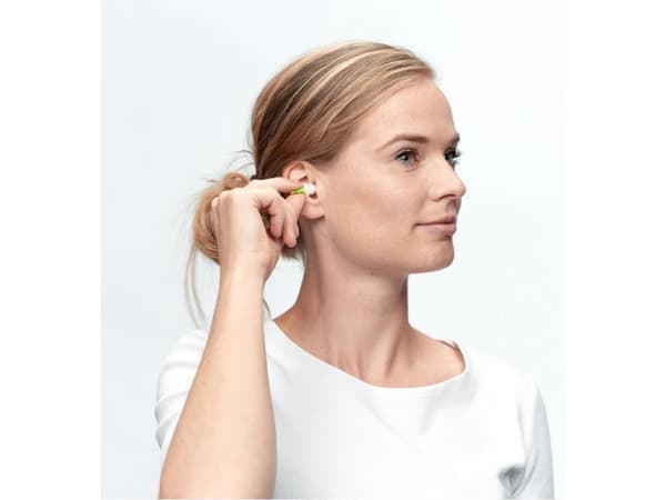 Alpine SleepSoft, Gjenbrukbar øreplugg, Sove, Normal, In-ear, Grønn, Hvit, 25 dB