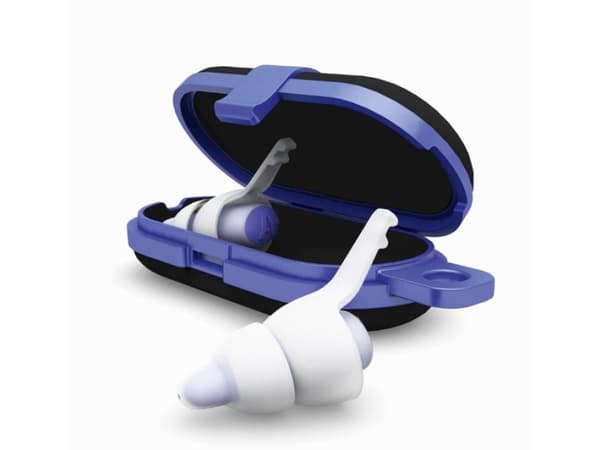 Alpine SleepDeep, Gjenbrukbar øreplugg, Sove, Normal, In-ear, Blå, Hvit, 25 dB