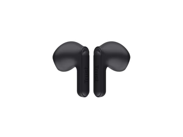 Trust Yavi - True wireless-hodetelefoner med mikrofon - i øret - Bluetooth - svart