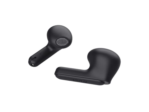 Trust Yavi - True wireless-hodetelefoner med mikrofon - i øret - Bluetooth - svart