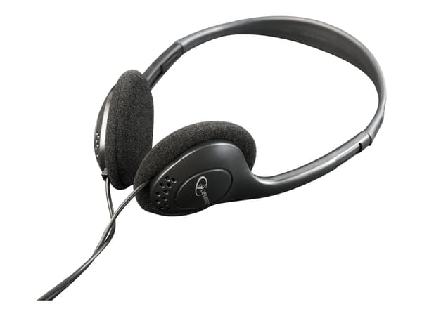 Gembird MHP-123, Langallinen, 20 - 20000 Hz, Musiikki, Kuulokkeet, Musta