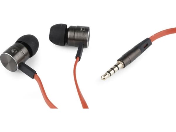 GMB Audio London MHS-EP-LHR - Hörlurar med mikrofon - inuti örat - kabelansluten - 3,5 mm kontakt