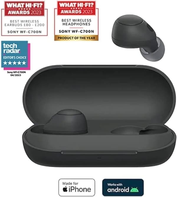 Sony WF-C700N Headset True Wireless Stereo (TWS) I öra Samtal/musik Bluetooth Svart