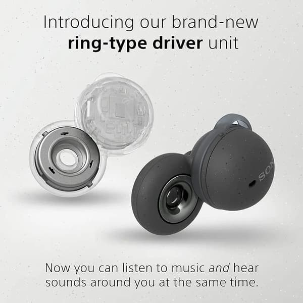 GRÅ Sony WF-L900 Wireless LinkBuds hörlurar