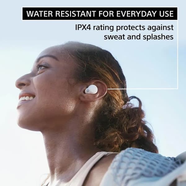 Sony WF-LS900N Trådløse LinkBuds S Høretelefoner - Creme (Ecru)