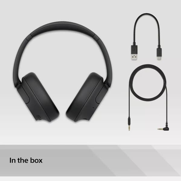 Sony WH-CH720N brusreducerande trådlösa Bluetooth-hörlurar, svarta