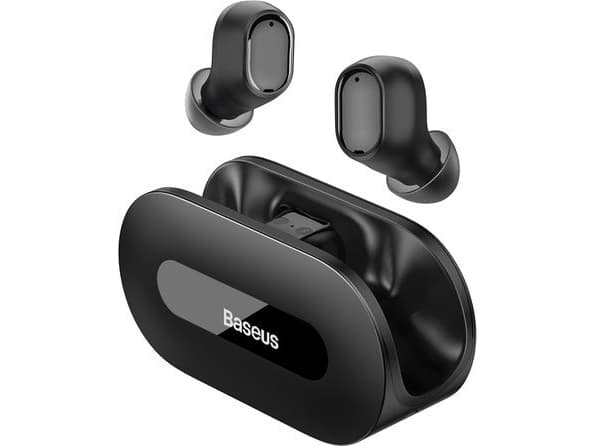 Baseus Bowie EZ10, True Wireless Stereo (TWS), 20 - 20000 hz, Samtal/musik, Headset, Svart