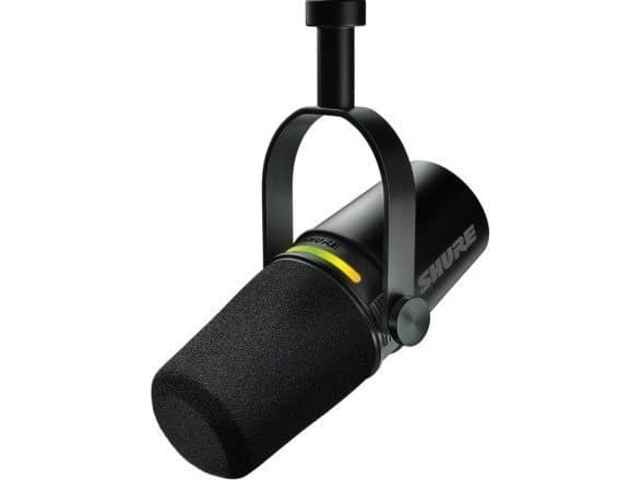 Shure MV7+, Studiomikrofon, -55 dB, 50 - 16000 hz, 1,78 mV/Pa, 36 dB, Riktad / Kardioid