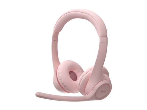 Logitech Zone 300 - Hodesett - on-ear - Bluetooth - trådløs - rosa