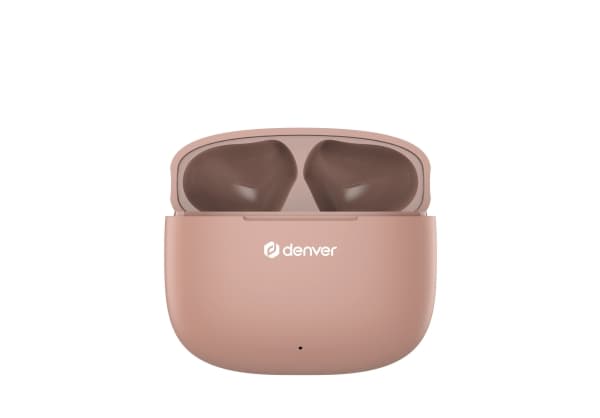 Denver TWE-48DR, True Wireless Stereo (TWS), 20 - 20000 Hz, Calls/Music, Headset, Rose