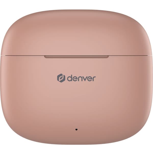 Denver TWE-48DR Ekte trådløse Bluetooth-hodetelefoner med ladeetui