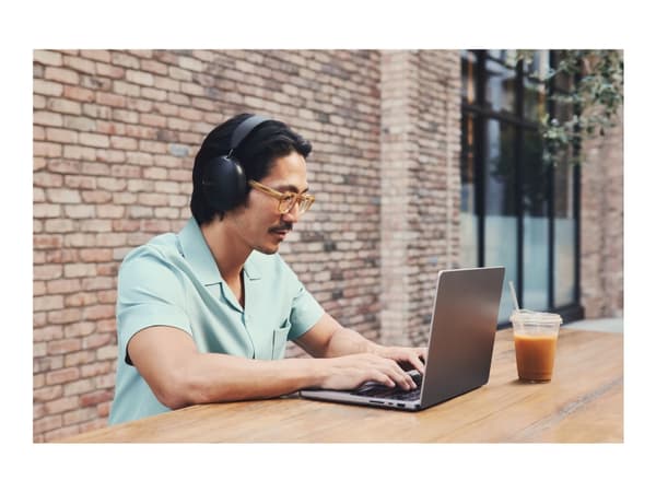 Sonos Ace - Kuulokkeet mikrofonilla - täysikokoiset - Bluetooth - langaton, langallinen - aktiivinen melunvaimennus - musta