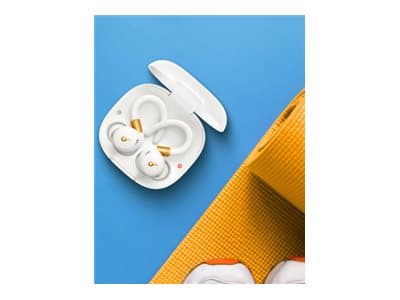 Soundcore Sport X20 - True wireless-hodetelefoner med mikrofon - i øret - over-øret-montering - Bluetooth - aktiv støydemping - hvit