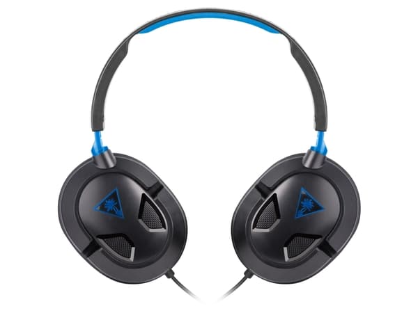 Turtle Beach Recon 50, Koblet med ledninger (ikke trådløs), Spilling, 20 - 20000 Hz, Hodesett, Sort, Blå