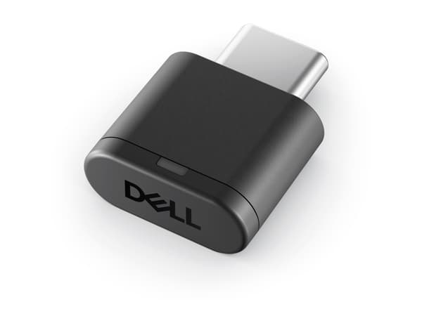 Dell Premier Wireless ANC Headset WL7024 - Headset - fullstorlek - Bluetooth - trådlös, kabelansluten - aktiv brusradering - 3,5 mm kontakt, USB-A vi