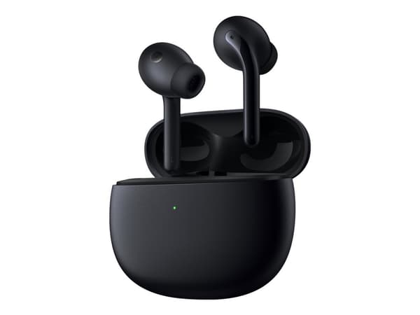 Xiaomi Redmi Buds 3 - True wireless-hörlurar med mikrofon - öronknopp - Bluetooth - svart