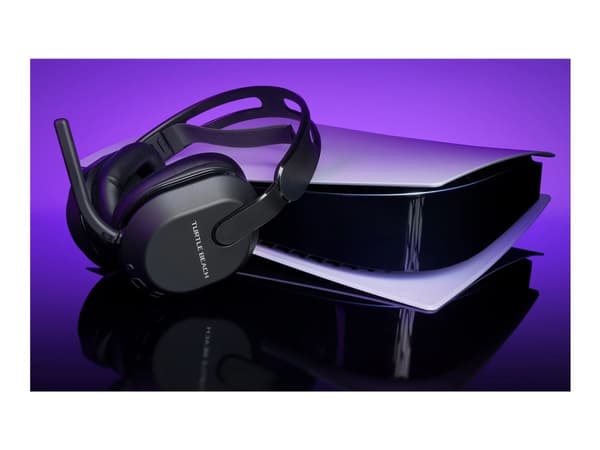 Turtle Beach Stealth 500 - For PlayStation - hodesett - full størrelse - Bluetooth / 2,4 GHz radiofrekvens - trådløs - svart