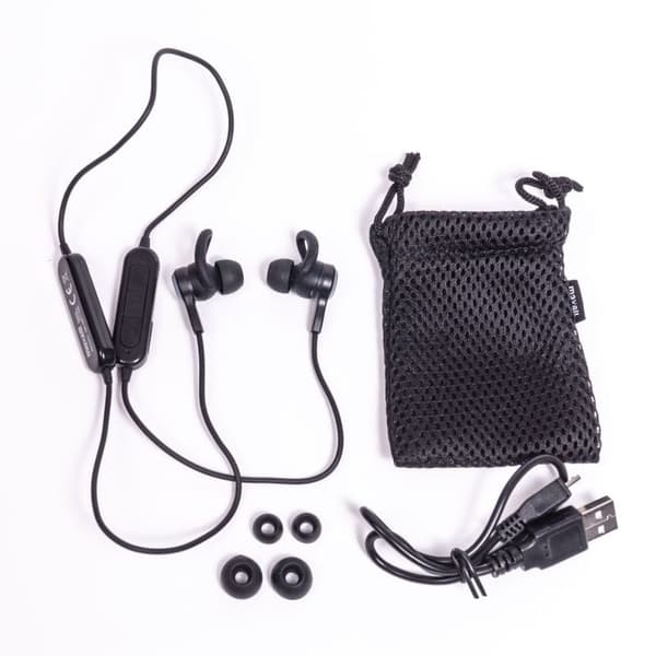 Bluetooth-hodetelefoner med LED-ring - Svart