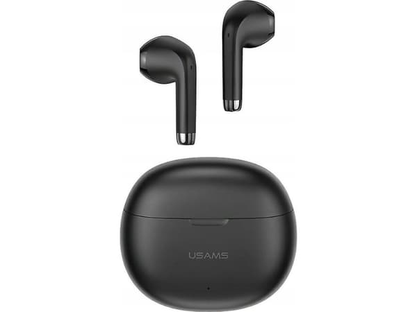 USAMS Bluetooth 5.3 TWS Rhymbo Series hodetelefoner trådløs svart/svart BHUYO01 (US-YO17)