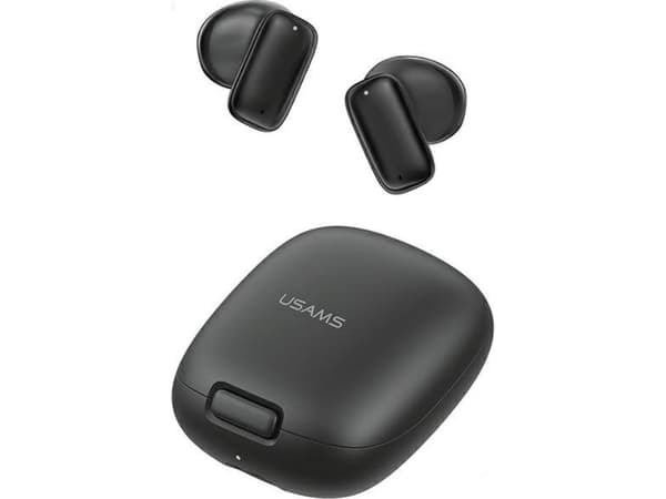 USAMS Bluetooth 5.3 TWS ID-serien trådløse hodetelefoner svart/svart BHUID01 (ID25)