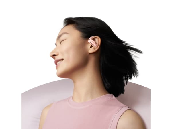 SHOKZ OpenFit Air, Trådlös, Samtal/musik/sport/vardag, 50 - 16000 hz, Headset, Rosa