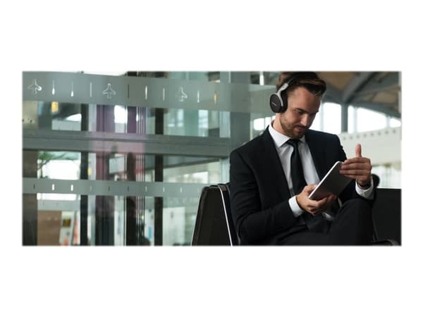 Denon AH-GC30 - Hodetelefoner med mikrofon - full størrelse - Bluetooth - trådløs - aktiv støydemping - svart