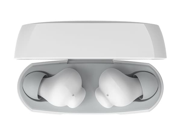 Belkin SoundForm Nano 2 for Kids - True wireless-hörlurar med mikrofon - inuti örat - Bluetooth - vit