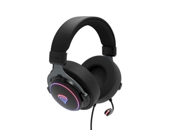 Genesis NEON 764/7.1/USB/Kablet/Stativ/Sort spillhodesett