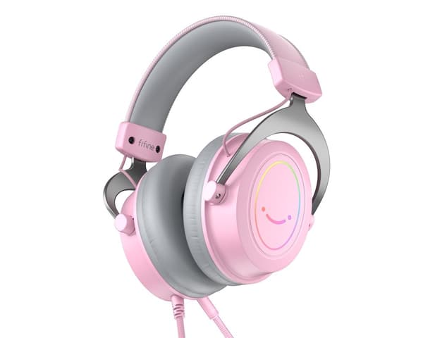 AMPLIGAME H3 Gaming Headset RGB - Rosa